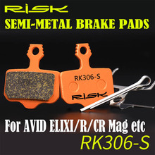 2 PAIRS SEMI METALLIC BICYCLE DISC BRAKE PADS suit For AVID ELIXI/R/CR Mag /1/3/5/7/9/XO/XX Brake Set FREE SHIPPING 2024 - buy cheap