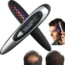 Electric IR Laser massage brush power grow comb Hair Brush Laser Hair Loss Stop Regrow Therapy Comb Ozone Infrared Massager 2024 - buy cheap