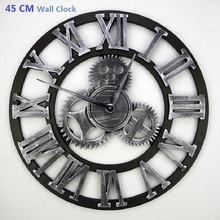 45CM Large Wall Clock Saat 3D Clock Reloj Duvar Saati Horloge Murale Digital Wall Clocks Orologio da parete Watch Home decor 2024 - buy cheap