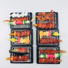 2PCS/Lot 1/6 Scale Miniature Dollhouse Pretend Food Mini Barbecue for Blyth Azone Dolls Decor Play Toys 2024 - buy cheap