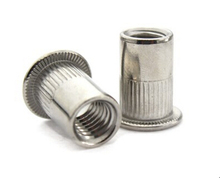 50PCS M8 Stainless steel pull rivet nut/flat column grain pull rivet nut/knurled head rivet nuts 2024 - buy cheap