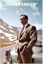 SEAN CONNERY GOLDFINGER movie SILK POSTER Decorative painting  24x36inch 2024 - buy cheap