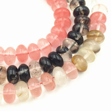 Multicolor 5x8mm Crystal Watermelon Stone Abacus Loose Beads for Jewelry Making Quartzs Jaspers DIY Necklace Bracelet 15" A161 2024 - buy cheap