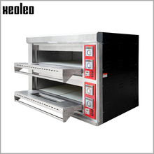 XEOLEO-horno de Pizza de 13KW y 380V, máquina para hornear pan, tablero de asbesto, horno de pasteles de dos capas, equipo de cocina para restaurante 2024 - compra barato