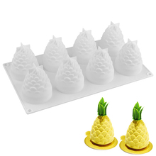8 Round Pineapple Shape Silicone Cake Mold Bread Chocolate Dessert Brownies Silicone Candle Diy Baking Mold Cake Decoration Tool 2024 - buy cheap