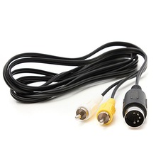 Топ продаж 6ft A/V кабель для привода MD 1 для Master System 1 RCA Phono AV видео кабель для Sega для мега высокого качества 2024 - купить недорого