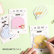 1PCS New Creative Naughty Ghost Memo Pad Paper Post Sticky Notes Notepad Stationery Papeleria Office School Supplies 2024 - buy cheap