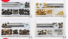 10set/box 12mm 633 None Rust Bronzes Press Studs S Spring Popper Snap Fasteners Leathercraft Sewing With Fixing tool 2024 - buy cheap