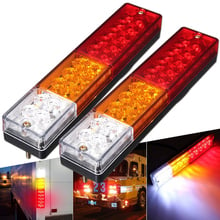 1 pair Waterproof 20leds ATV Trailer Truck LED Tail Light Lamp Yacht Car Taillight Reversing Running Brake Turn Lights 12V 2024 - buy cheap