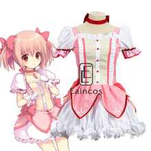 Anime Puella Magi Madoka Magica Kaname Madoka Uniform Cosplay Costume Dress Full Set Custom-made 2024 - buy cheap