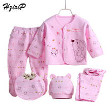 HziriP 5 Pieces Baby Sets Unisex Baby Girl Clothes Baby Boy Clothes Soft 100%Cotton Underwear Infant Clothing Suits 0-3 Months 2024 - buy cheap