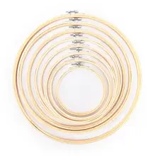 10-40cm Wooden Frame Hoop Circle Embroidery Round Machine Bamboo For Cross Stitch Hand DIY Household Craft Sewing Needwork Tool 2024 - buy cheap