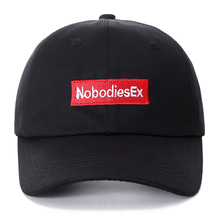 Прямая поставка, бейсболка с надписью NobodiesEx, хлопковая бейсболка для мужчин и женщин, регулируемая бейсболка в стиле хип-хоп 2024 - купить недорого