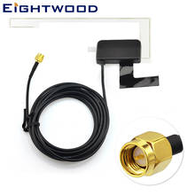 Eightwood Auto Car DAB Digital Active Antenna DAB Car Aerial With SMA Plug Male Connector Glass Mount for Pioneer JVC Kenwood 2024 - buy cheap