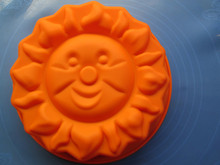 Wholesale!!1pcs 9inch Sun Shaped Good Quality 100% Food Grade Silicone Cake/Pizza/Bread DIY Moulds 2024 - buy cheap