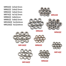 10 pces mr série rolamento em miniatura rolamento metal blindado rolamentos de esferas mr52zz para mr126zz 2024 - compre barato