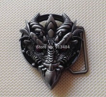 Dragón gótico cabeza hebilla de cinturón apropiado para 4cm wideth cinturón 2024 - compra barato