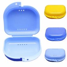 Plastic Denture Bath Box Case Dental False Teeth Appliance Container Storage Boxes Dentures Cleaner 1PCS Top Quality 2024 - buy cheap