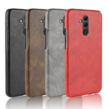 Slim Cases For Huawei Mate 20 Lite Case Litchi Skin Pattern PU Leather and PC Book Cover For Huawei Mate 20 Lite Phone Case 2024 - buy cheap
