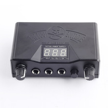 New Black Tattoo Power Supply Double Dual LED 3 Digital Display Tattoo Machine Power Supply For Liner Shader Permanent Makeup 2024 - buy cheap