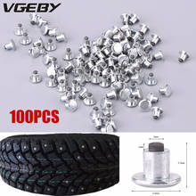 100pcs 6.5mm/0.26" Wheel Tyre Stud Screws Snow Tire Spikes for Bike Car Motorcycle ATV Shoes 2024 - buy cheap