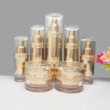 30ml 50ml 120ml 30g 50g An Crown Shape High Quality Bottle Empty Cream Jar Spray Lotion Pump Acrylic Essence Refillable Bottle 2024 - buy cheap