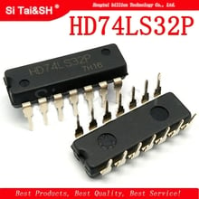 10 шт. HD74LS32P DIP14 HD74LS32 DIP SN74LS32N DIP-14 74LS32 Новый и оригинальный IC 2024 - купить недорого