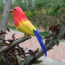 foam& feathers artificial bird small 14cm colourful feathers bird model,home garden decoration w0587 2024 - buy cheap