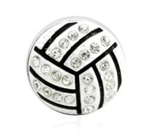 (20,50) PCS/lot 8 milímetros strass esporte Voleibol charme slides apto para 8mm diy chaveiros tiras de telefone 2024 - compre barato