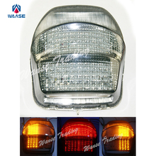 Lâmpada de led para seta e freio wase, lâmpada led integrada, fumaça para 1999 2000 2001 2002 2003 2004-2006 honda blackbird cbr1100xx 2024 - compre barato