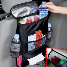 High quality Auto Car Seat Organizer Sundries Holder Multi-Pocket Backseat Storage Box Insulation Work Style 2024 - buy cheap