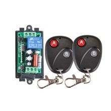 Receiver&2Transmitter 220V 1CH RF Wireless Remote Switch Light Lamp LED SMD ON OFF Switch Wireless 10A Momenrary Toggle Latched 2024 - купить недорого