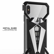 Funda moderna de lujo para Iphone, carcasa de aleación de aluminio y Metal a prueba de golpes, antigolpes, para modelos 11, X, XS, MAX, XR, 7, 8 plus, SE 2024 - compra barato