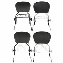 Motorcycle Backrest Sissy Bar Luggage Rack For Harley Touring Road King Road Glide Electra Glide 2009-2020 2024 - buy cheap