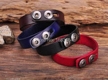 G144 lote 4pc bonito botões retrô artesanal couro liso pulseira bracelete punho masculino 2024 - compre barato