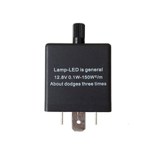 12V 3-Pin frecuencia ajustable relé de intermitencia LED moto arreglar intermitente indicador 2024 - compra barato