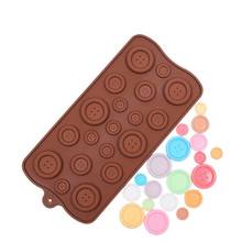 Button Shape Silicone Mold For Fondant Cake Chocolate Decorating Candy Pastry Mould cake decoration 2024 - buy cheap