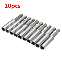 10pcs Magnetic Connecting Rod 1/4" Hex Rod Shank 60mm Long Handle Screwdriver Extensions Quick Change Hand Tool Socket Hand Tool 2024 - buy cheap
