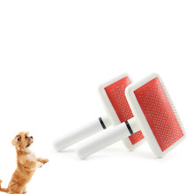 Dog grooming comb pet cat dog brush comb red pet supplies dog hair remover pet grooming dog accessories grooming tools 2024 - buy cheap