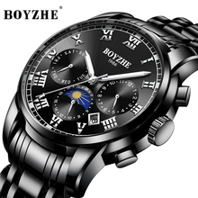 Relogio Masculino 2019 Mens Watches Top Brand Luxury Automatic Mechanical Watch Men Full Steel Business Waterproof Sport Watches 2024 - buy cheap