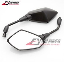 Black 2XM10 Motorcycle Rear View Mirrors For Kawasaki Ninja 650 ER-6N ER-6F ER-5 KLE650 Z800 Z900 Z1000 Z750 W800 ZRX400 ZRX1100 2024 - buy cheap
