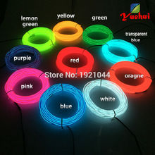 Newest type 10 Colors Select 5V USB 3.2mm Energy saving EL Wire Rope Strip Car DJ Party Decorative Neon Glowing Light tube 2024 - buy cheap