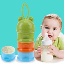 Recipiente portátil de 3 capas para leche en polvo, accesorios para bebé, caja de almacenamiento de seguridad, producto contenedor, 1 Uds. 2024 - compra barato