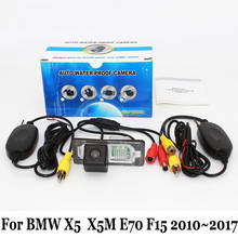 For BMW X5 M X5M E70 F15 2010~2017 / RCA AUX Wire Or Wireless Car Parking Camera / HD CCD Night Vision Auto Rear View Camera 2024 - buy cheap