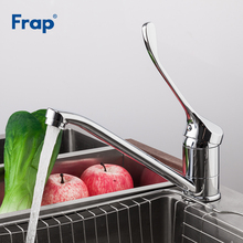 Frap New Kitchen Faucet Cold and Hot Water Mixer Chrome Single Handle Wash for Basin Sink and Kitchen Faucet F4554-2 & F4954 2024 - buy cheap