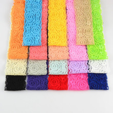 36 pcs/lot , 1.57" Lace Headbands - Lace Elastic - Stretch Lace Headbands 2024 - buy cheap