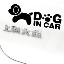 10 x Newest Design Funny Car Sticker Dog in Car Decal for Toyota Chevrolet Volkswagen Tesla Honda Hyundai Kia Lada 2024 - buy cheap