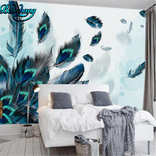 Beibehang nordic simples pintados à mão lounge sofá fundo da parede personalizado papel de parede mural decoração 2024 - compre barato