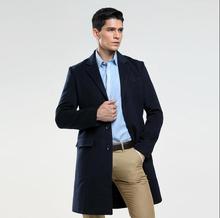 Spring autumn casual woolen coat men trench coats long sleeves overcoat mens cashmere coat casaco masculino inverno england 2024 - buy cheap
