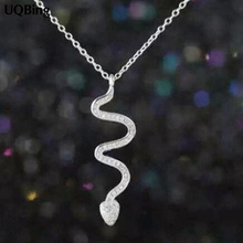Wholesale 925 Sterling Silver Necklaces Snake Pendants&Necklaces Jewelry Collar Colar de Plata 2024 - buy cheap